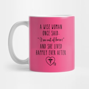 Funny nurse retirement gift Mug